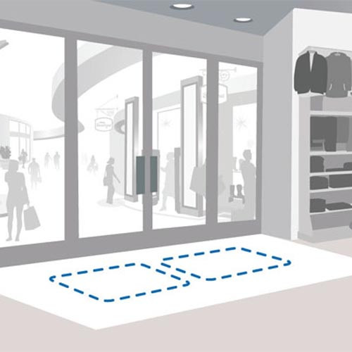 Акустомагнитная система защиты Sensormatic FloorMax (невидимка), защита прохода от 2 до 8 м 